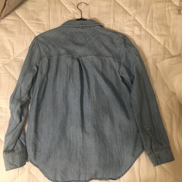 Rails embroidered denim shirt - Picture 3 of 4